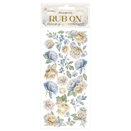 STAMPERIA RUB-ON TIMELESS FLOWERS - DFLRB160