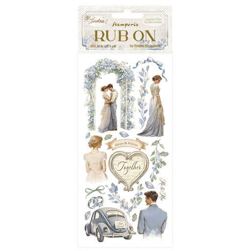 STAMPERIA RUB-ON TIMELESS WEDDING - DFLRB162
