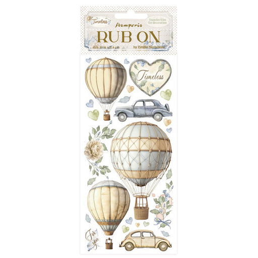 STAMPERIA RUB-ON TIMELESS AIR BALLONS - DFLRB163