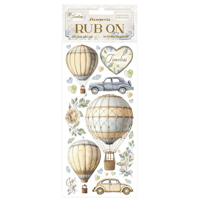 STAMPERIA RUB-ON TIMELESS AIR BALLONS - DFLRB163