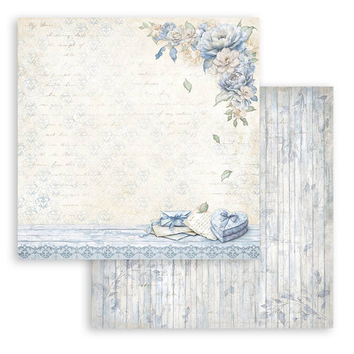 STAMPERIA 12X12 PAPER TIMELESS HEARTBOX - SBB1068