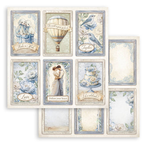 STAMPERIA 12X12 PAPER TIMELESS 6 CARDS - SBB1071