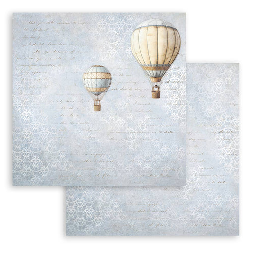 STAMPERIA 12X12 PAPER TIMELESS AIR BALLOONS - SBB1073