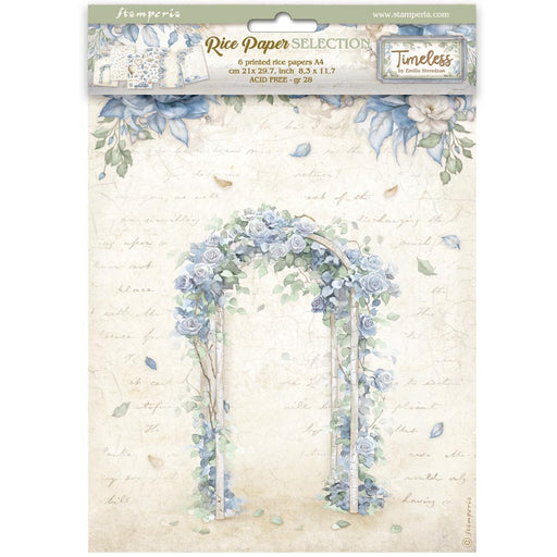 STAMPERIA A4 RICE PAPER PACKED PKT 6 TIMELESS - DFSA4XWE
