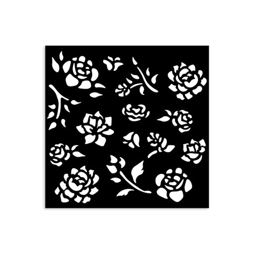 STAMPERIA STENCIL 12X12 TIMELESS - BUDS PATTERN