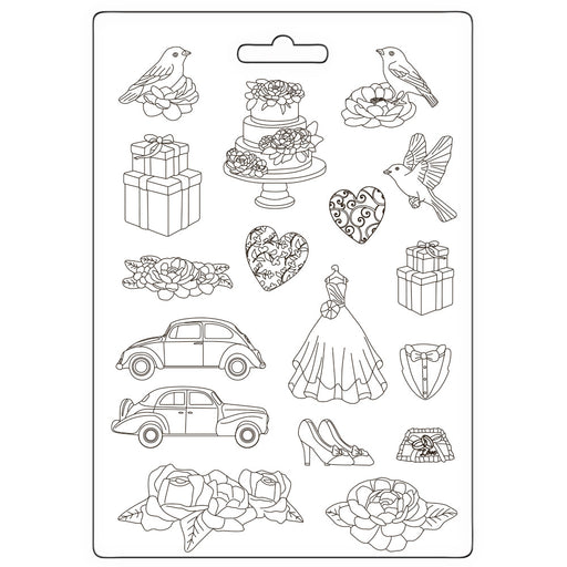 STAMPERIA SOFT MOULDS A4 TIMELESS - K3PTA4592