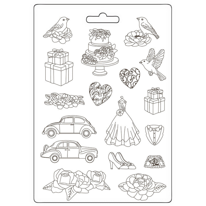 STAMPERIA SOFT MOULDS A4 TIMELESS - K3PTA4592