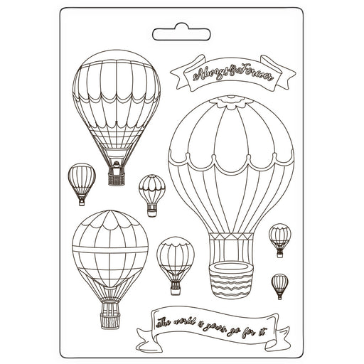 STAMPERIA SOFT MOULDS A5 TIMELESS BALLOONS - K3PTA5672
