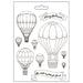 STAMPERIA SOFT MOULDS A5 TIMELESS BALLOONS - K3PTA5672
