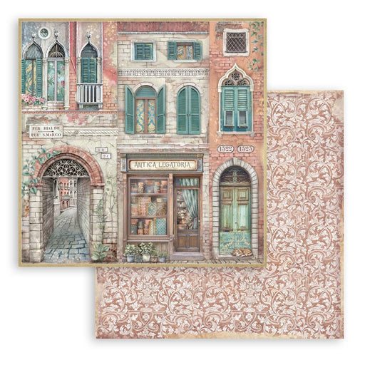 STAMPERIA 12X12 PAPER VENICE CITY OF ART ANTICA LEGATORIA - SBB1075