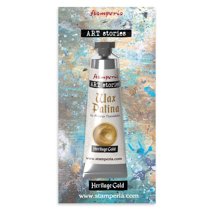 STAMPERIA WAX PATINA 40 ML HERITAGE GOLD - KECW09