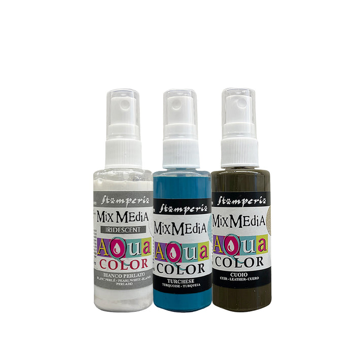 STAMPERIA KIT3 AQUACOLOR CANDY CHRISTMAS - KAQXCD