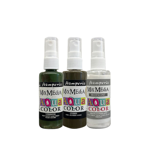 STAMPERIA KIT3 AQUACOLOR THE OWL'S HOUSE - KAQXOW