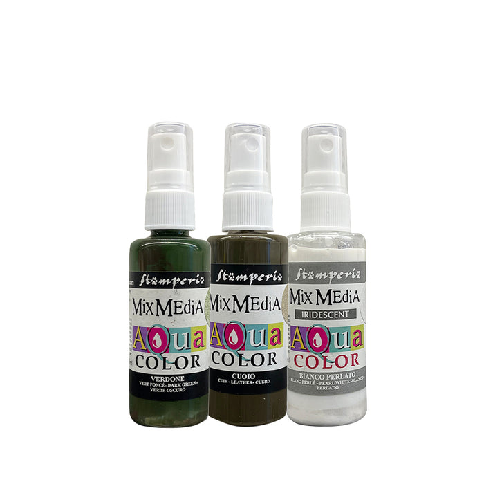 STAMPERIA KIT3 AQUACOLOR THE OWL'S HOUSE - KAQXOW