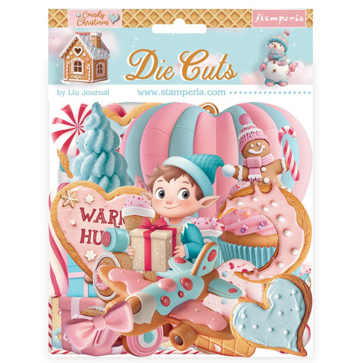 STAMPERIA DIE CUTS CANDY CHRISTMAS - DFLDC118