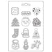 STAMPERIA SOFT MOULDS A5 CANDY CHRISTMAS - ELEMENTS