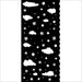 STAMPERIA STENCIL 12X25 CANDY CHRISTMAS CLOUDS - KSTDL124