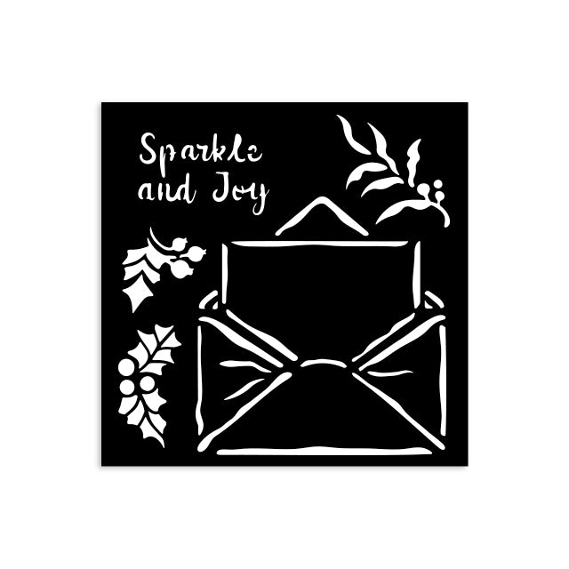 STAMPERIA STENCIL 12X12 THE OWL'S HOUSE LETTERS - KSTDS53