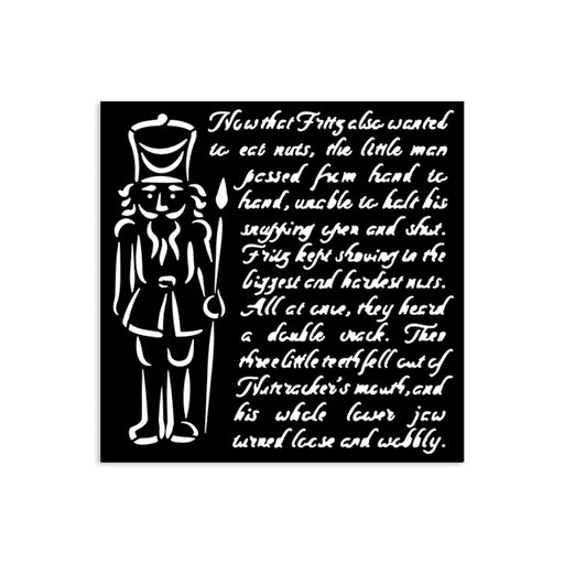 STAMPERIA STENCIL 12X12 ALICE IN CHRISTMAS SOLDIERS - KSTDS58