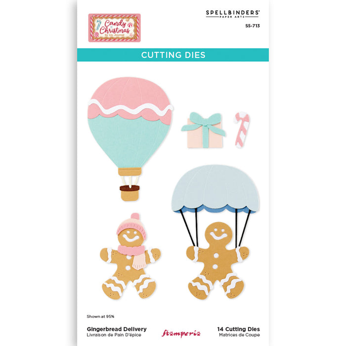 SPELLBINDERS CUTTING DIES GINGERBREAD DELIVERY -S5-713