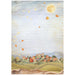 STAMPERIA A4 RICE PAPER WHISPERING WOOD HILLS - DFSA41058