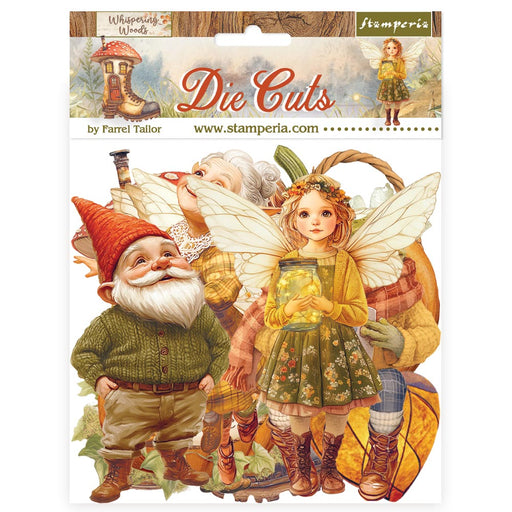 STAMPERIA DIE CUTS WHISPERING WOOD - DFLDC120