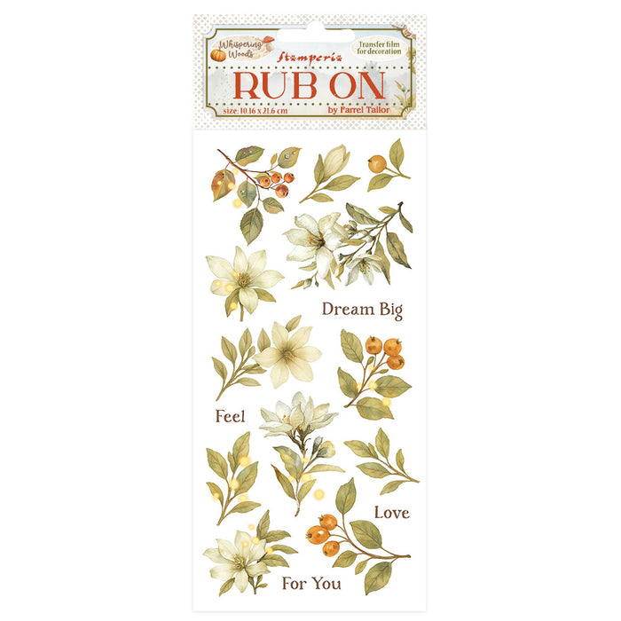 STAMPERIA RUB-ON WHISPERING WOOD MAGNOLIA - DFLRB184