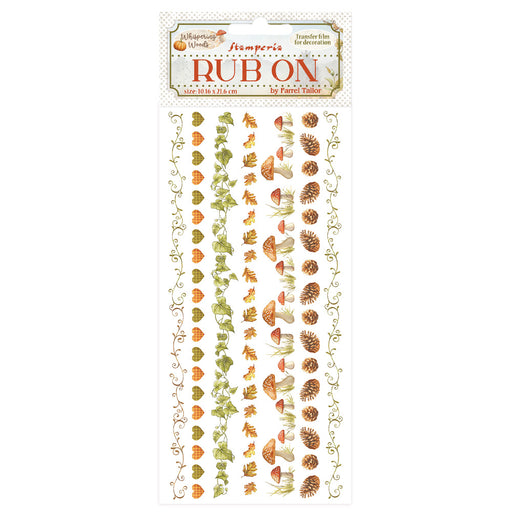 STAMPERIA RUB-ON WHISPERING WOOD STRIPES - DFLRB189