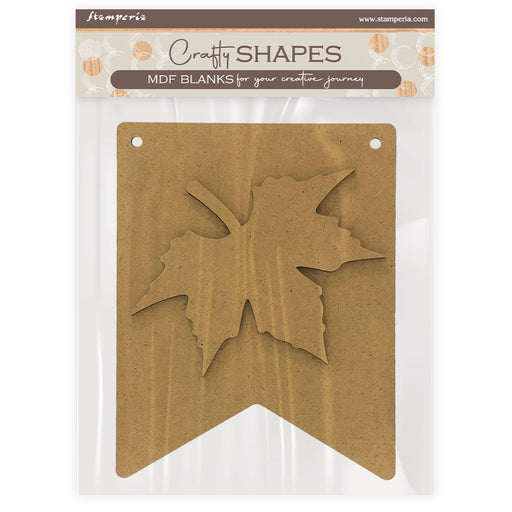 STAMPERIA CRAFTY SHAPES WHISPERING WOOD LEAF - KLSM65