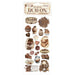 STAMPERIA RUB-ON COFFEE AND CHOCOLATE VINTAGE SWEET MOMENTS -DFLRB194