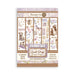 STAMPERIA WASHI PAD 8 SHEETS QUIET DAYS - SBW26