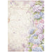 STAMPERIA A4 RICE PAPER PACKED QUIET DAYS HYDRANGEA - DFSA41076