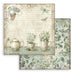 STAMPERIA 12X12 PAPER HERBARIUM SILVAE TEACUP - SBB1113(PRE ORDER NOW SHIPPING MID DECEMBER 2025)