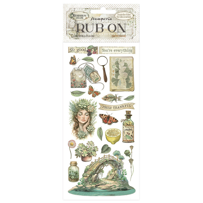 STAMPERIA RUB-ON HERBARIUM SILVAE BRIDGE - DFLRB211(PRE ORDER NOW SHIPPING MID DECEMBER 2025)