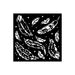 STAMPERIA STENCIL 12 X 12 CM HERBARIUM SILVAE FEATHER PATTENS -KSTDS67(PRE ORDER NOW SHIPPING MID DECEMBER 2025)