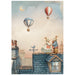 STAMPERIA A4 RICE PAPER PACKED FAMILY MICE ON THE ROOF - DFSA41084 (  NOW SHIPPING LATE JAN 26)