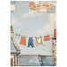 STAMPERIA A4 RICE PAPER PACKED FAMILY FRESH LAUNDRY - DFSA41088 (  NOW SHIPPING LATE JAN 26)