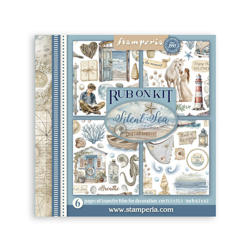 STAMPERIA RUB-ON 6 PAGES SILENT SEA - DFLRBX06
