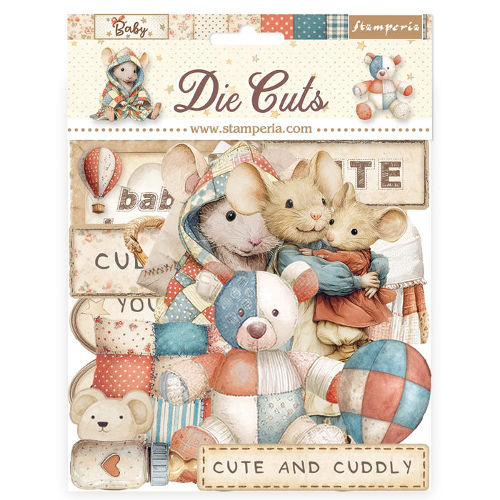STAMPERIA DIE CUTS BABY - DFLDC125 (  NOW SHIPPING LATE JAN 26)