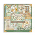 STAMPERIA 8 X 8 PAPER PACK 22 SHEETS DAISY ART - SBBSXB22
