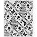 STAMPERIA STENCIL 20 X25 DAISY ART TEXTURE BUTTERFLY AND DAISY - KSTD198 ( NOW SHIPPING MID FEB 26)