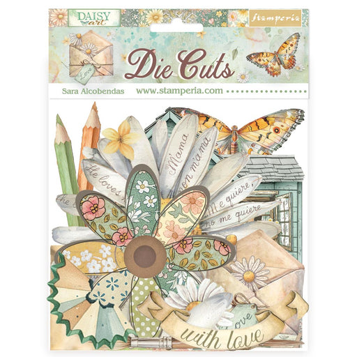 STAMPERIA DIE CUTS DAISY ART - DFLDC126(PRE ORDER NOW SHIPPING MID FEB 26)