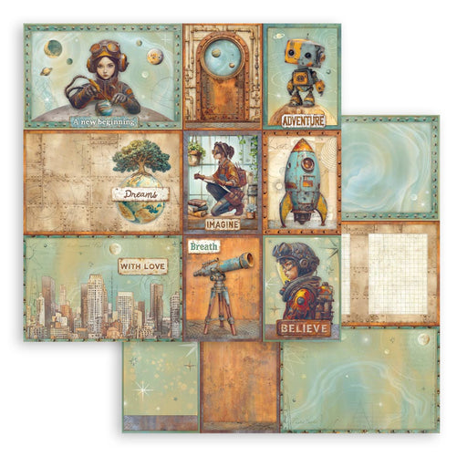 STAMPERIA 12X12 PAPER A NEW BEGINNING MIXED CARDS - SBB1135(PRE ORDER NOW SHIPPING LATE MARCH 2026)
