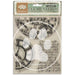 STAMPERIA RUBBER STAMP 14X18 GARDENS OF TIME HALF CLOCKS - WTK240( PRE ORDER NOW SHIPPING LATE APRIL 2026)