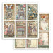 STAMPERIA 12X12 PAPER GARDENS OF TIME 6 CARDS - SBB1144( PRE ORDER NOW SHIPPING LATE APRIL 2026)