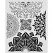 STAMPERIA STENCIL 20 X 25 GARDENS OF TIME HALF FRIEZES - KSTD204( PRE ORDER NOW SHIPPING LATE APRIL 2026)