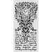 STAMPERIA STENCIL 12X25 GARDENS OF TIME CLOCK AND WRITING - KSTDL157( PRE ORDER NOW SHIPPING LATE APRIL 2026)