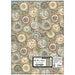 STAMPERIA A3 RICE PAPER GARDENS OF TIME CLOCK PATTERN - DFSAJB005( PRE ORDER NOW SHIPPING LATE APRIL 2026)