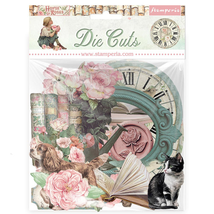 STAMPERIA DIE CUTS HOUSE OF ROSES - DFLDC132( PRE ORDER NOW SHIPPING LATE APRIL 2026)