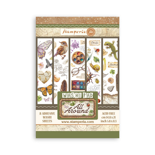 STAMPERIA WASHI PAD 8 SHEETS ALL ROUND - SBW33( PRE ORDER NOW SHIPPING EARLY JUNE 2026)